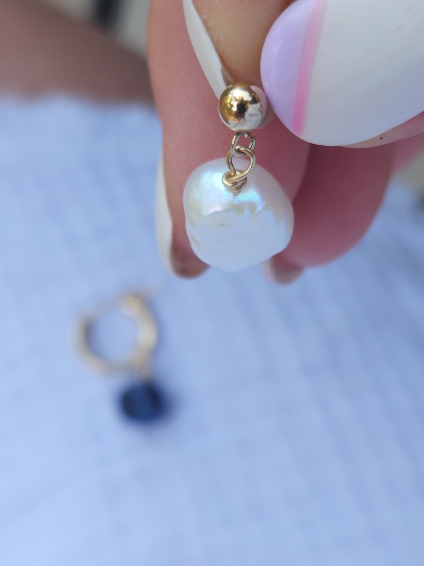Pearl Stud Earrings