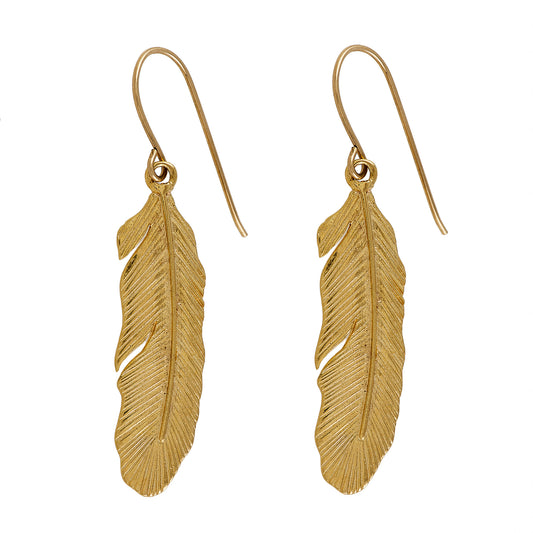 feather earrings