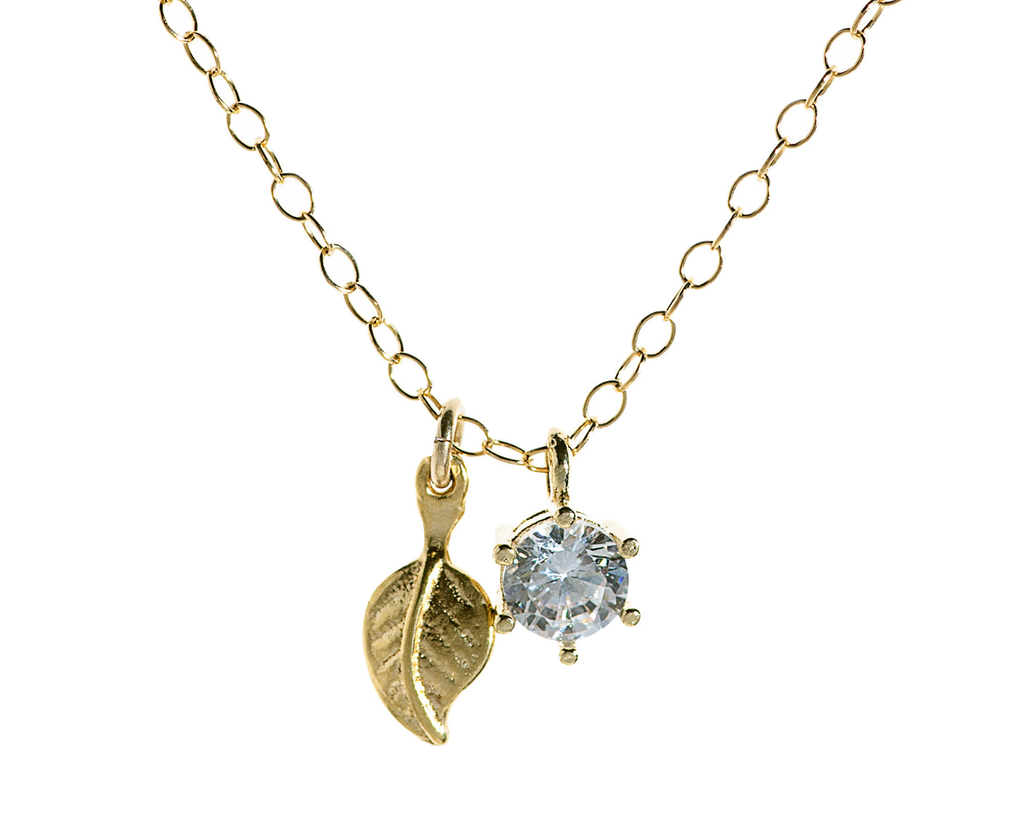 leaf necklace