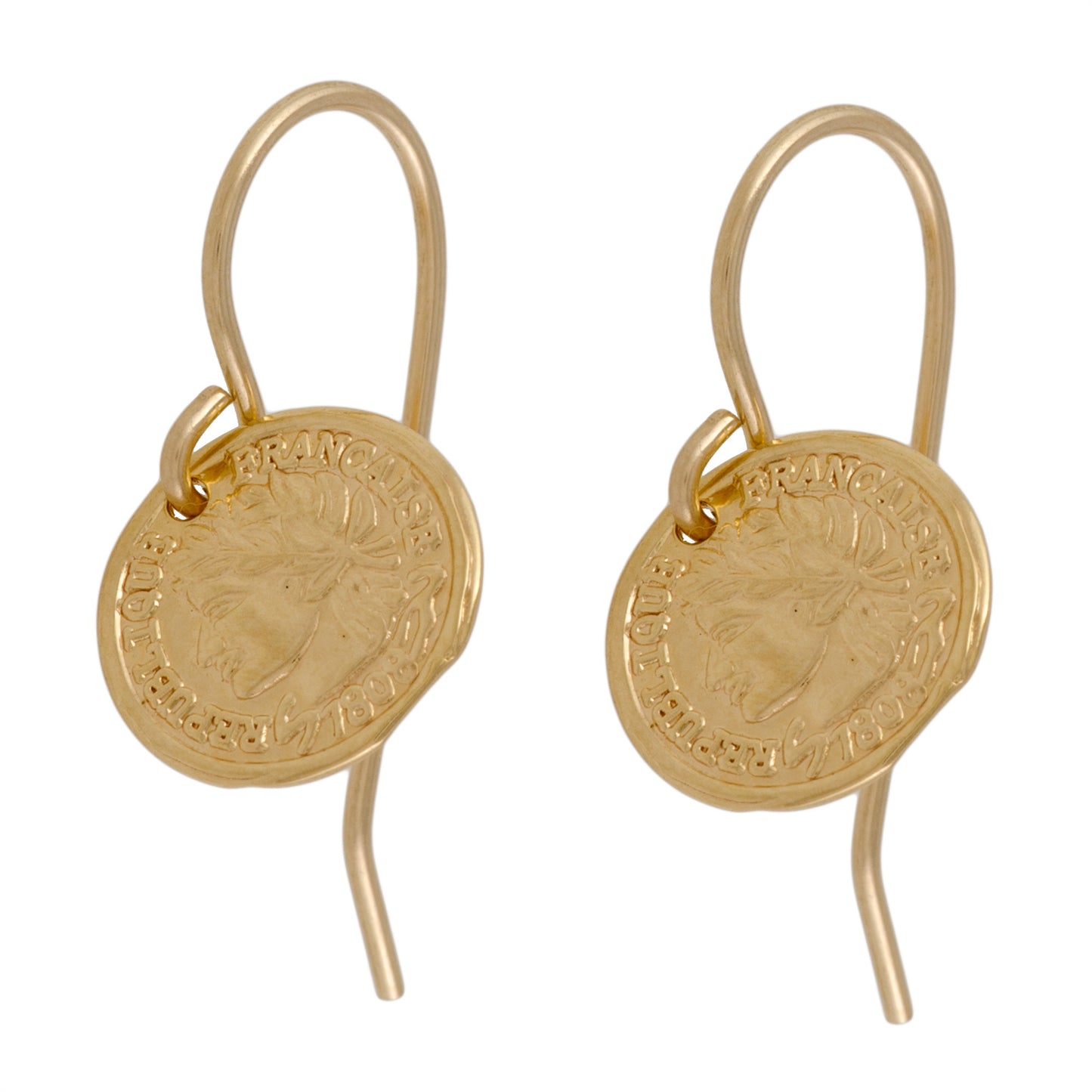 coin earrings