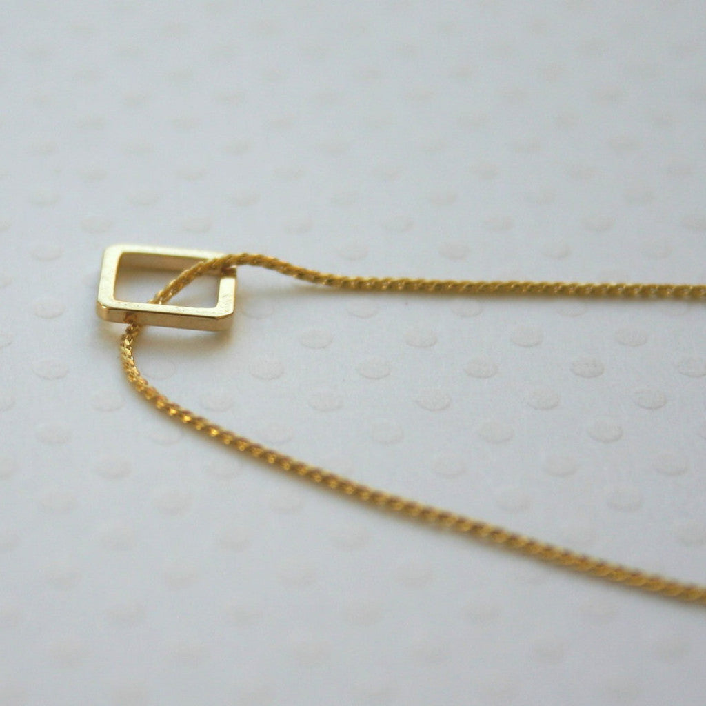 Geometric necklace