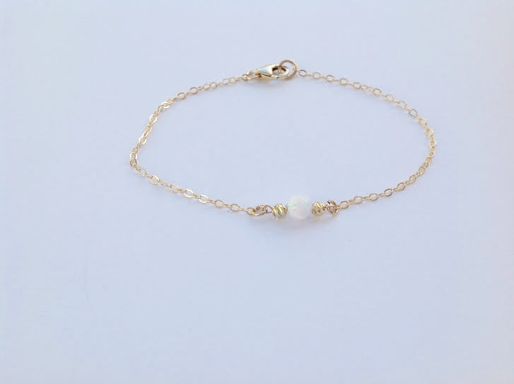 White opal bracelet