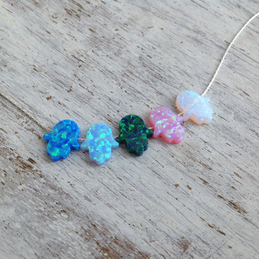 opal hamsa hand