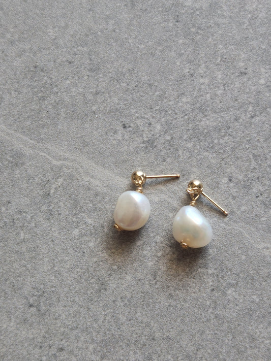 Pearl Stud Earrings