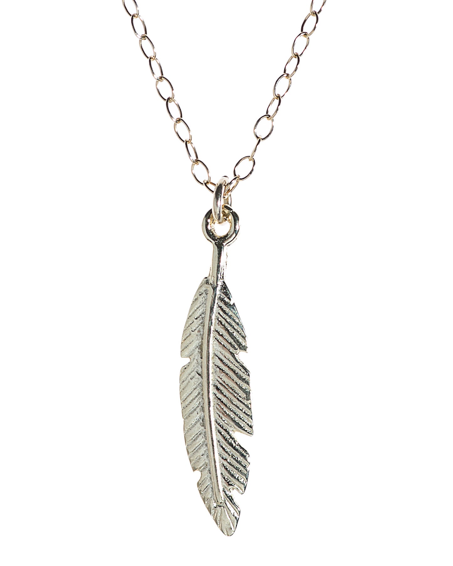 feather necklace