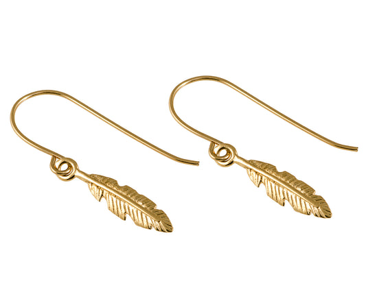 feather earrings