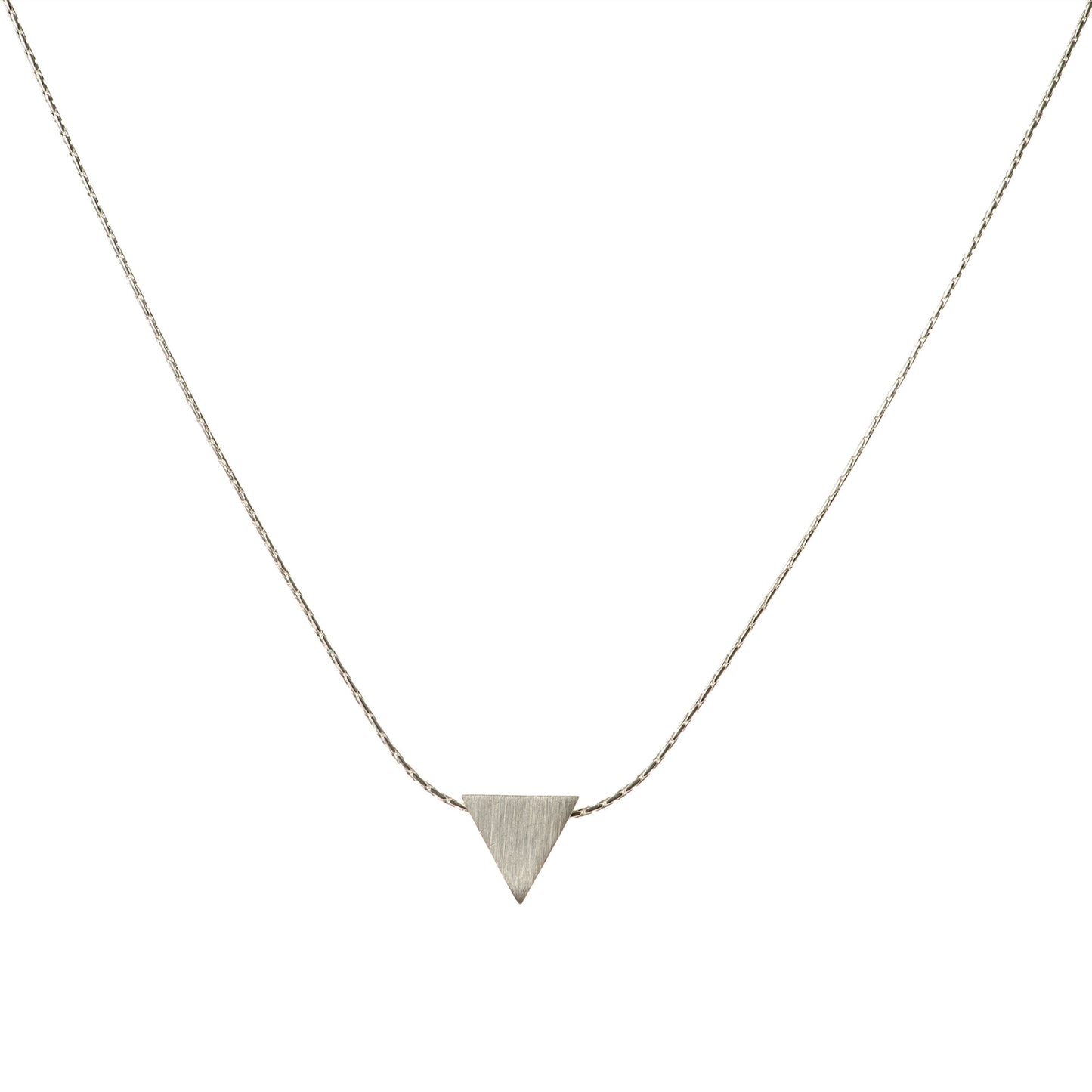 sterling silver triangle