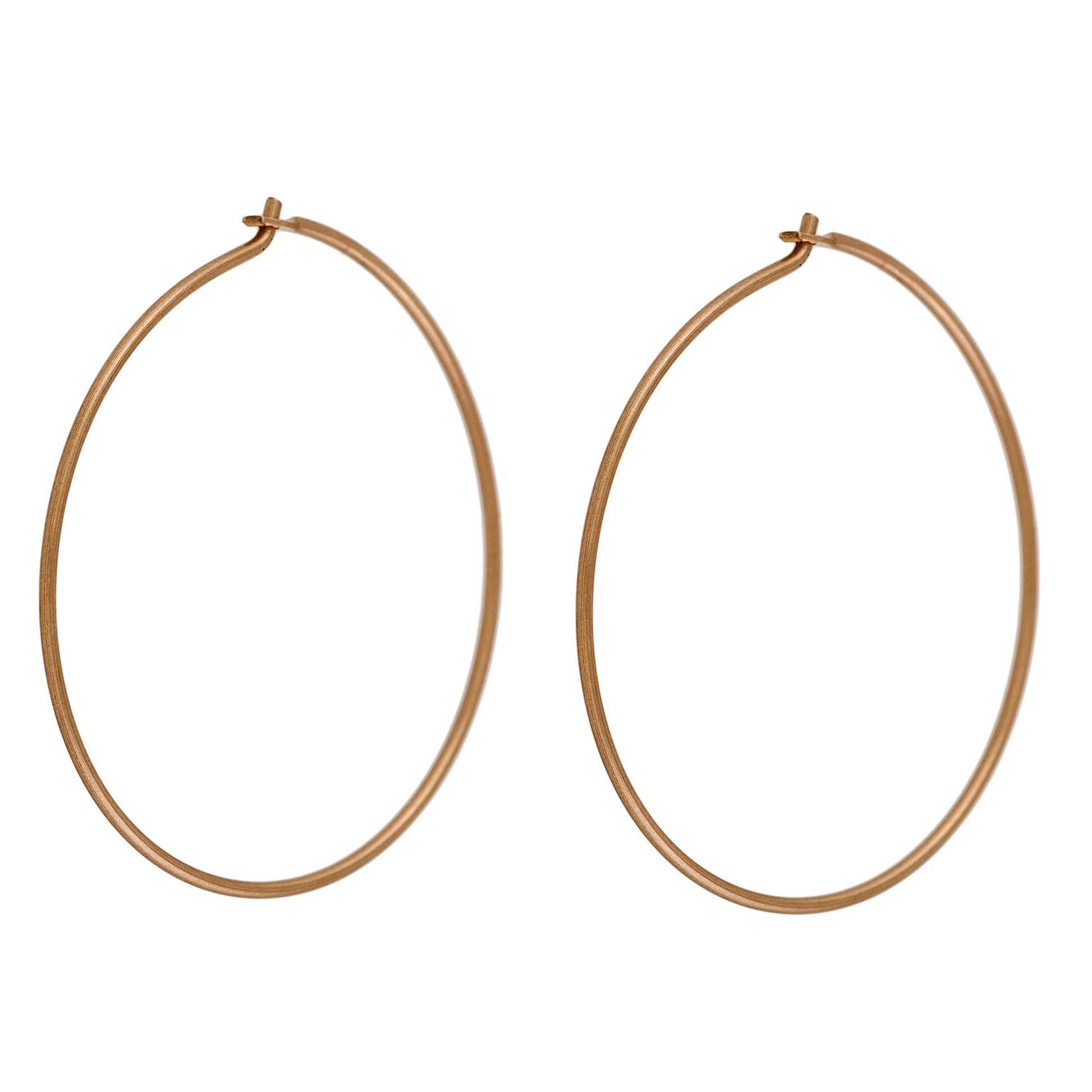 simple hoop earrings