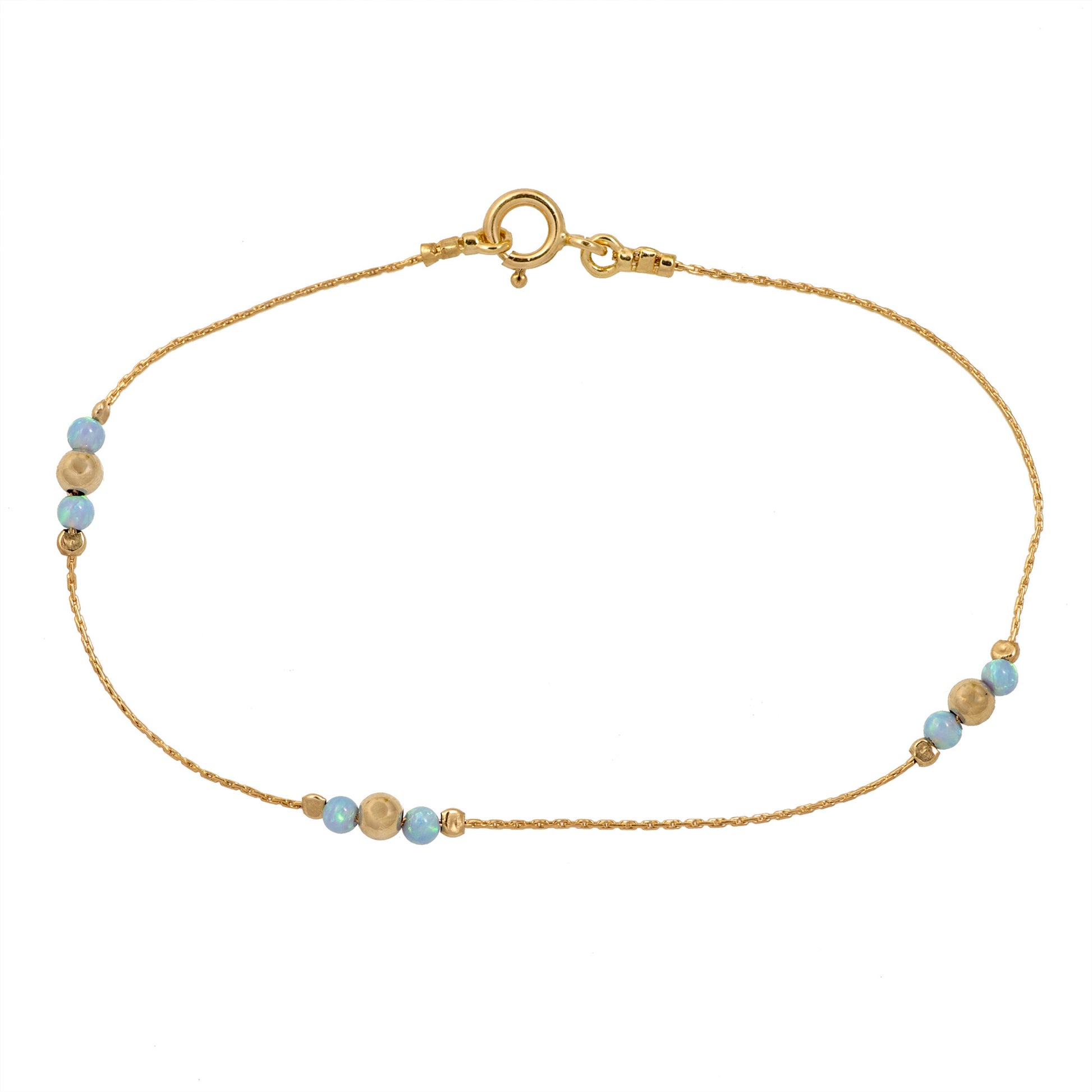 opal anklet