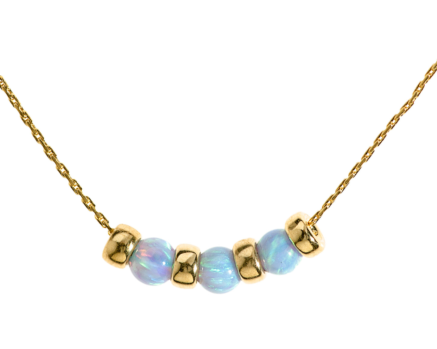 opal bead necklace