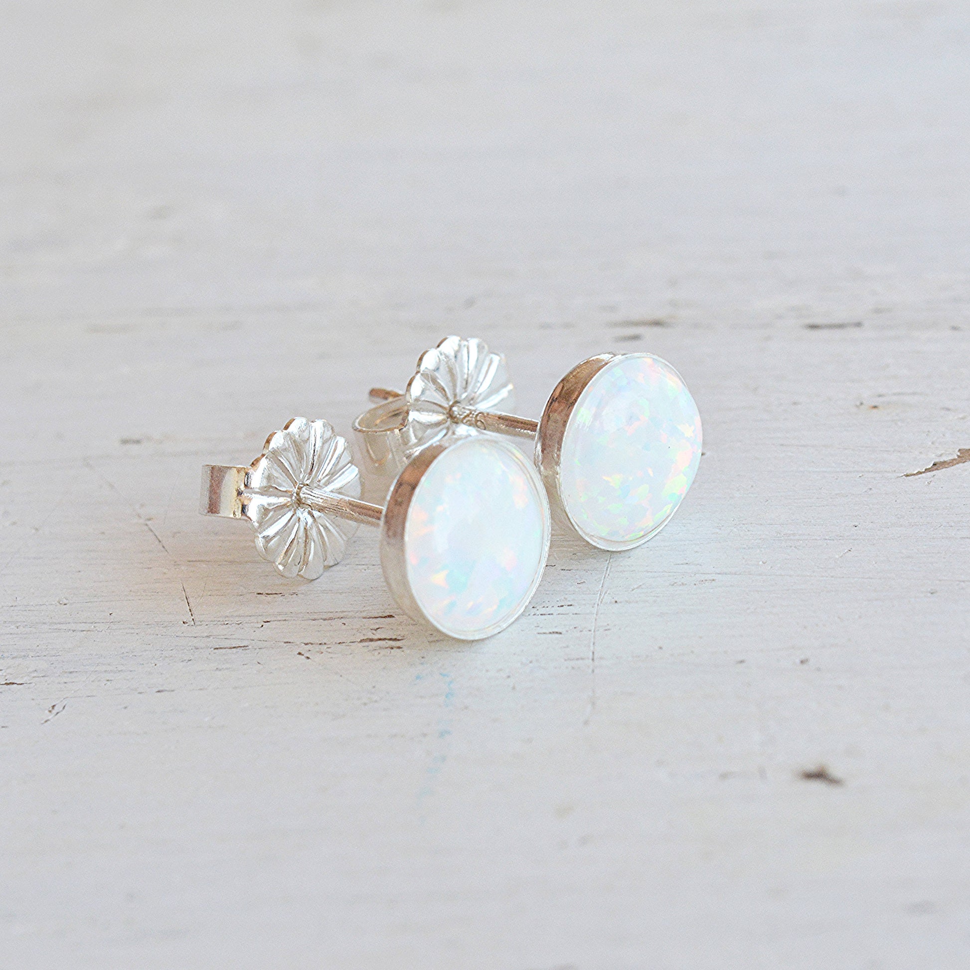 opal studs