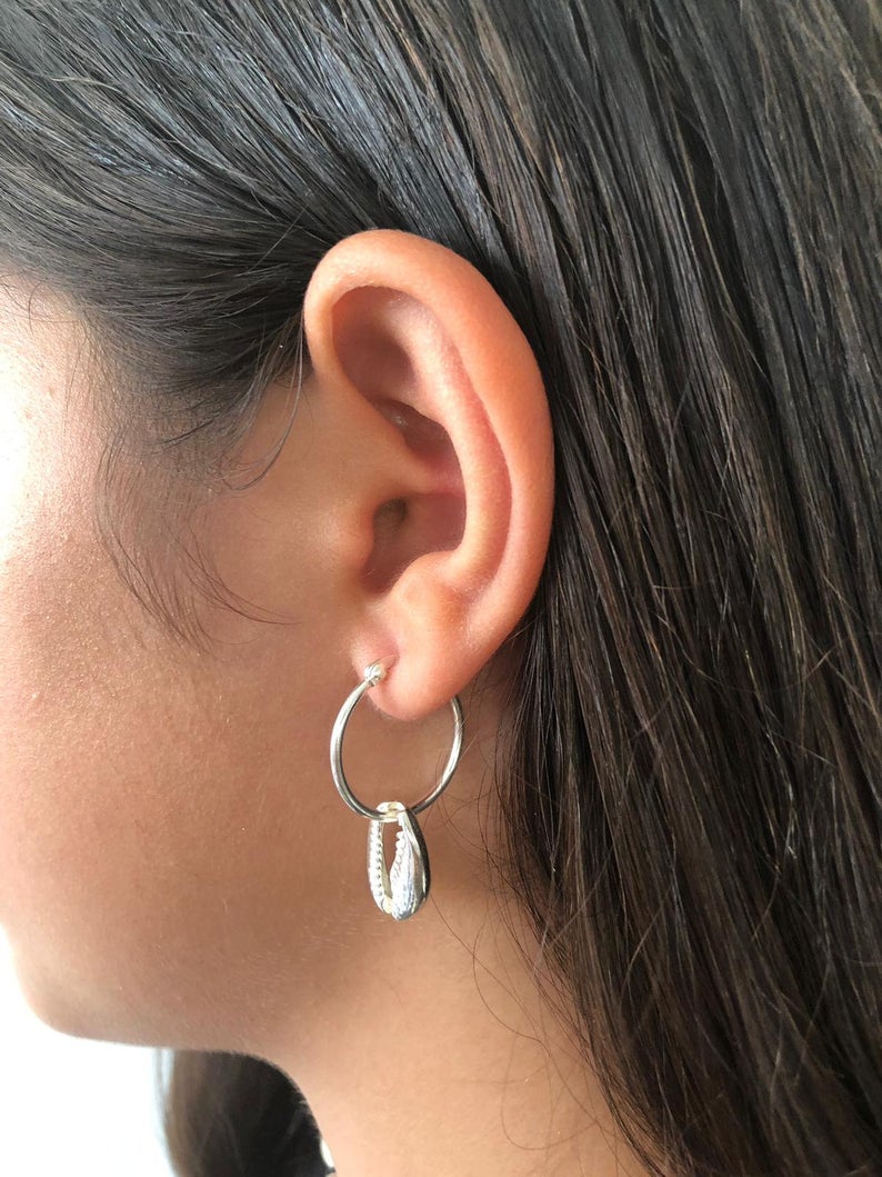 sterling silver hoop