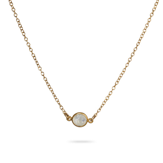 Dainty Moonstone Necklace