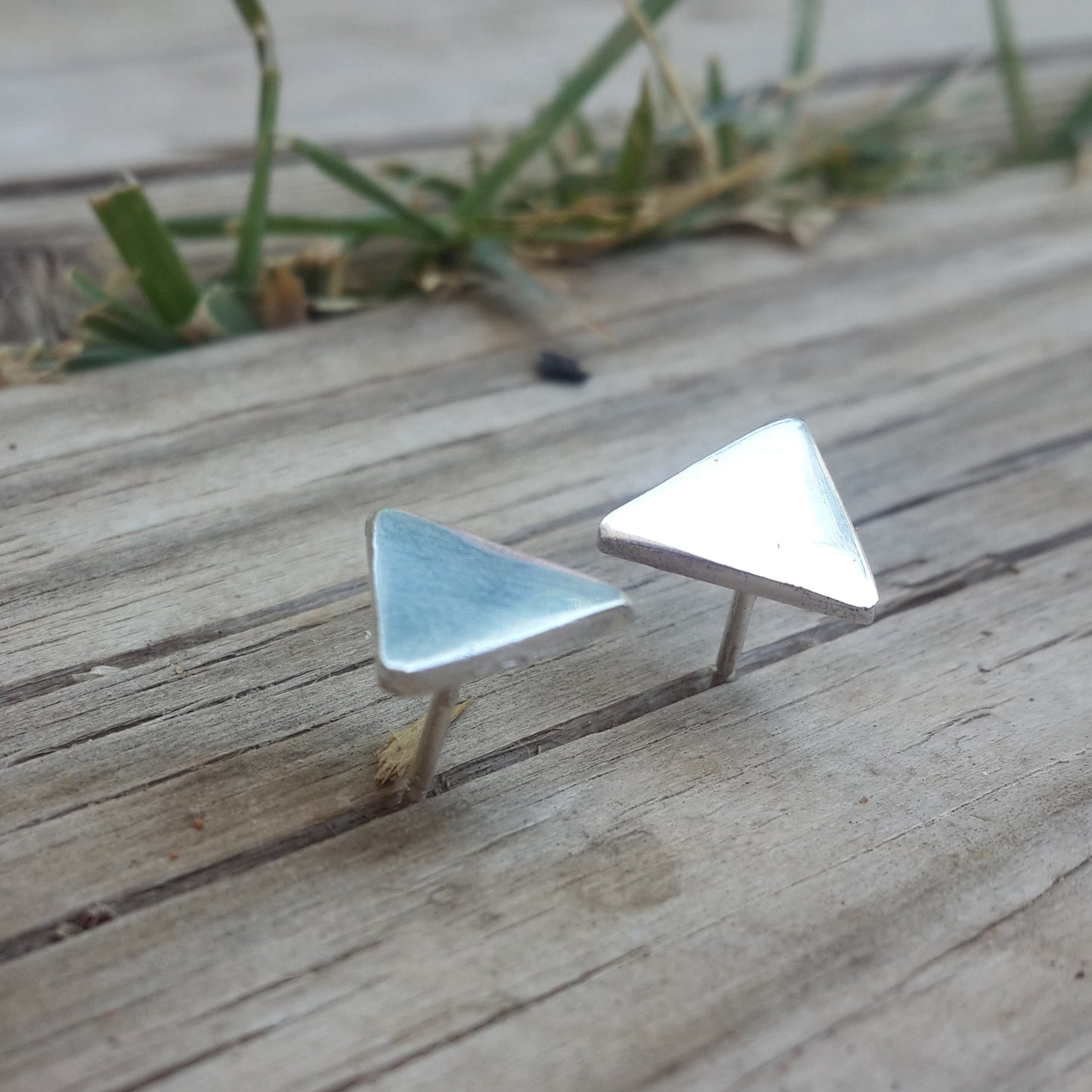 triangle earrings