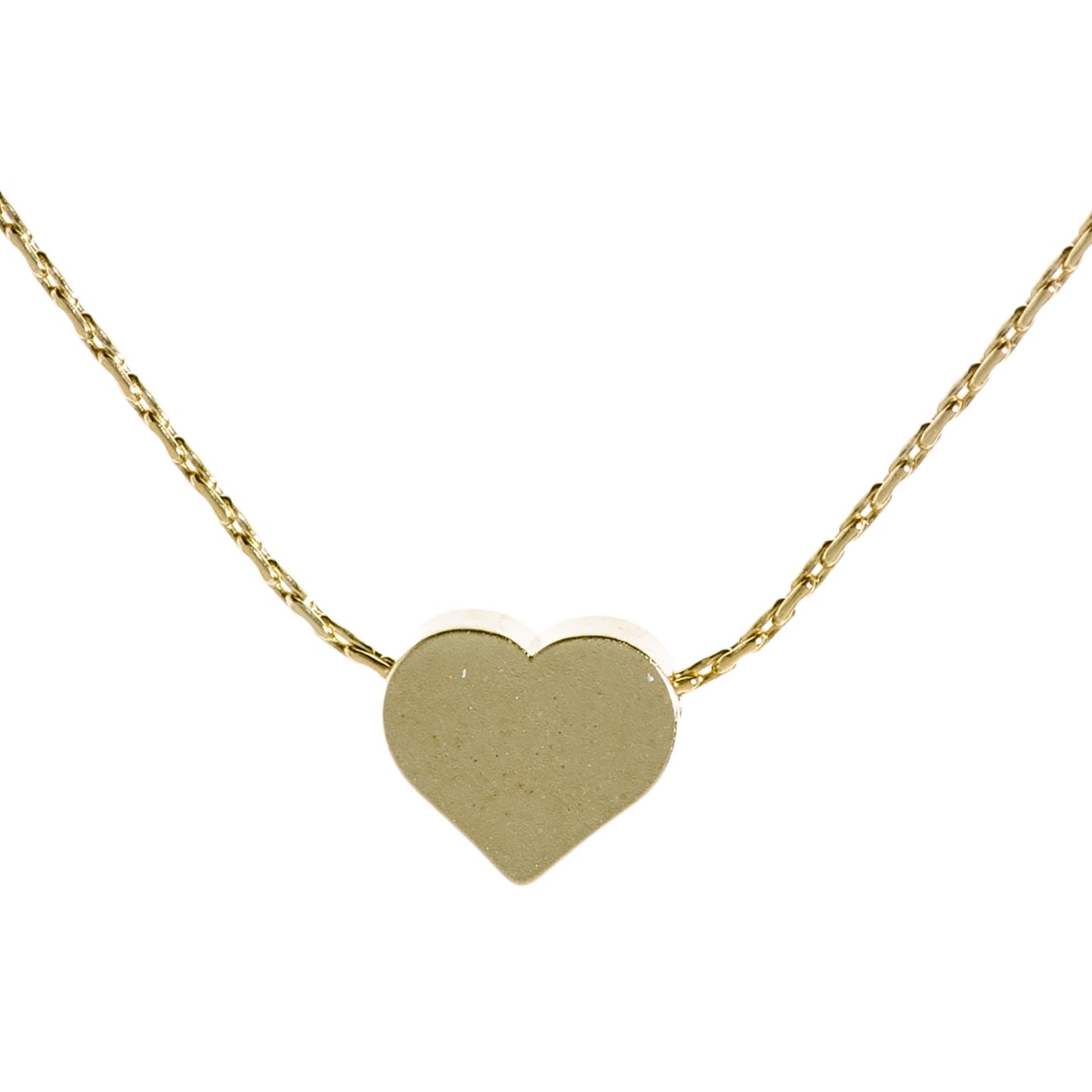Gold heart necklace