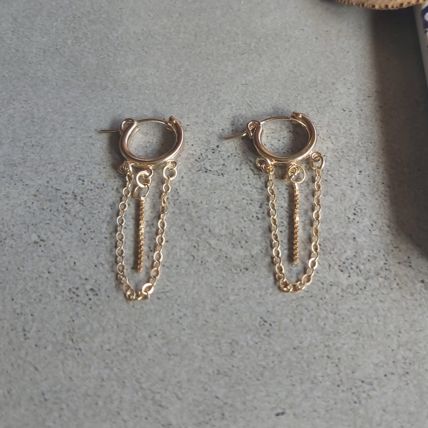 Gold Chain Earrings