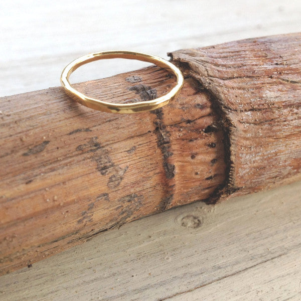 hammered ring