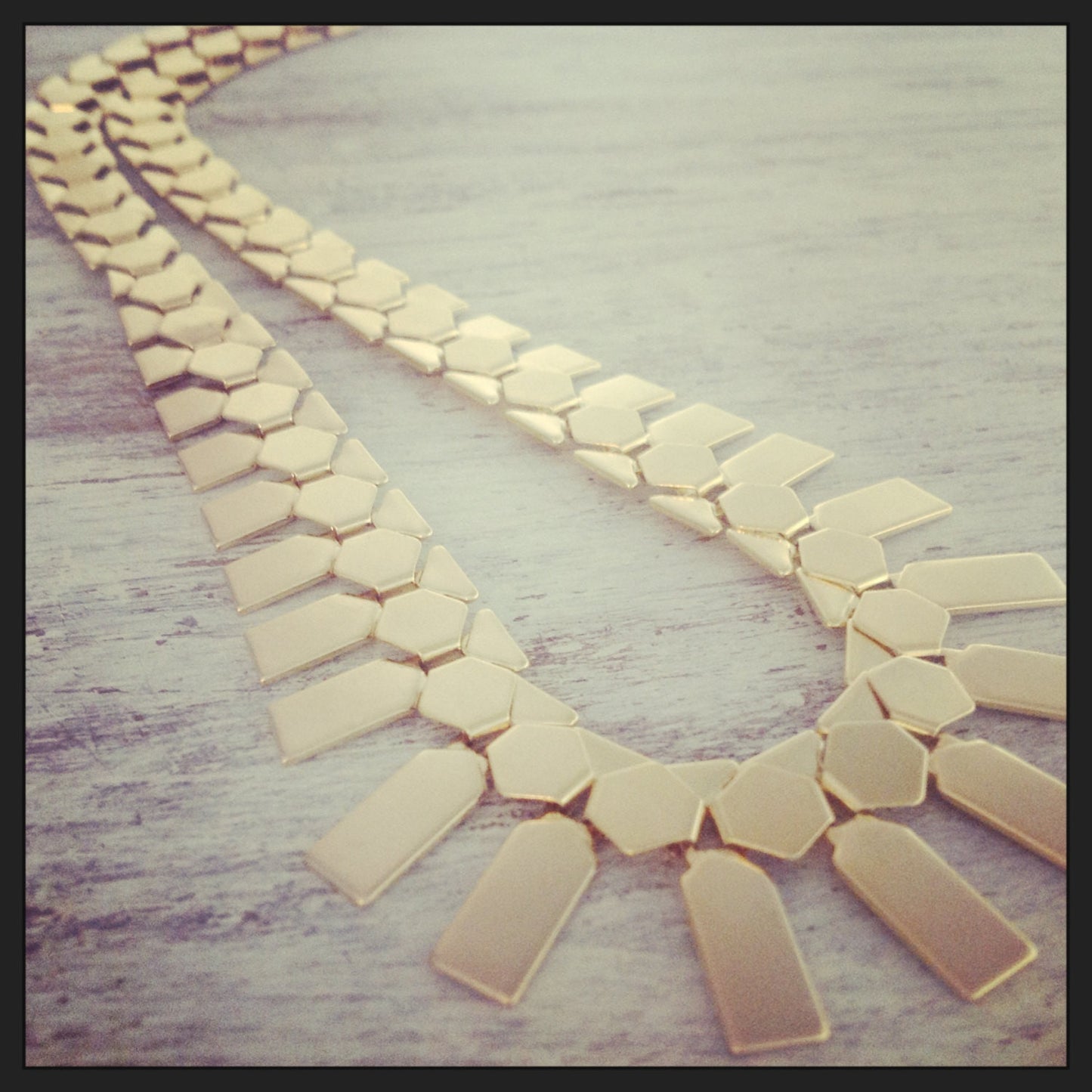 Gold Statement Necklace Chunky Chain link necklace