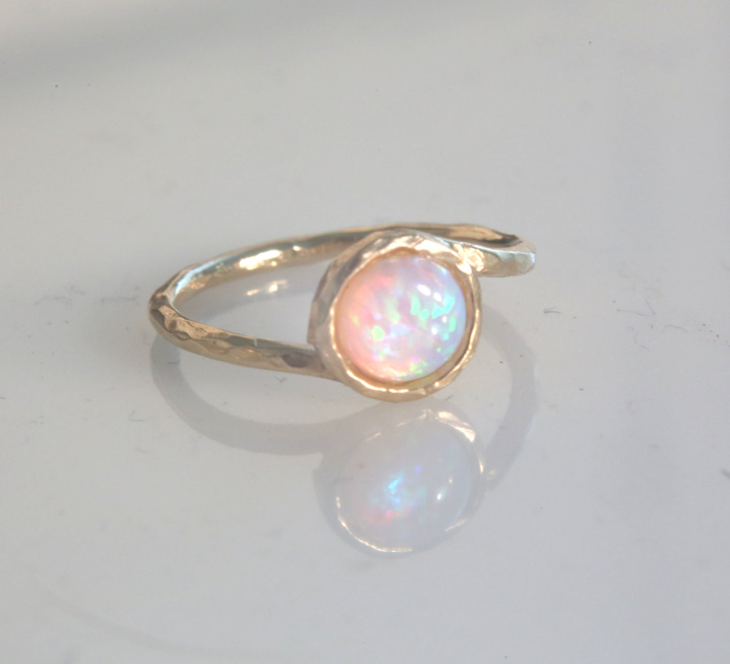 White Opal Ring – Avnis