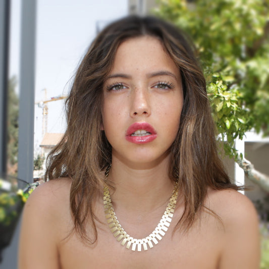 Gold Statement Necklace Chunky Chain link necklace
