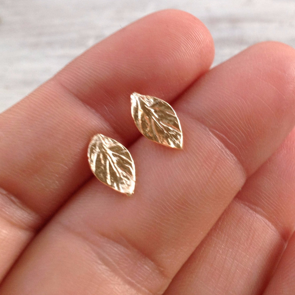 Gold earrings