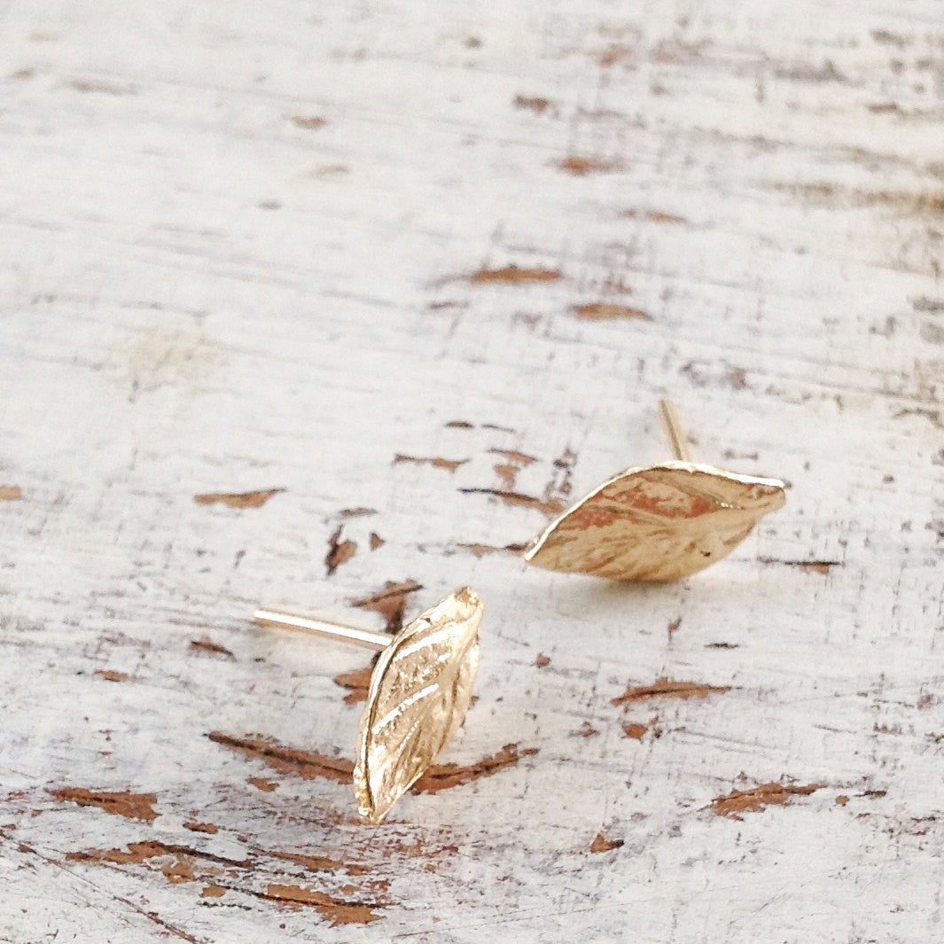 leaf earrings