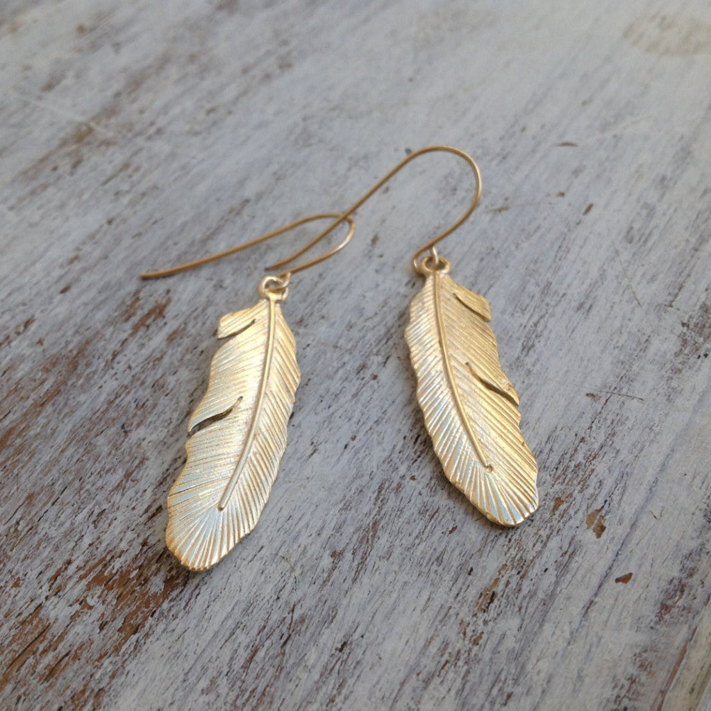 feather jewelry