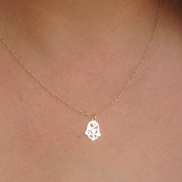 Hamsa necklace
