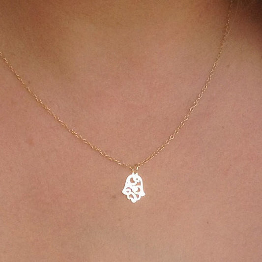 Hamsa necklace