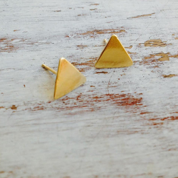 triangle earrings