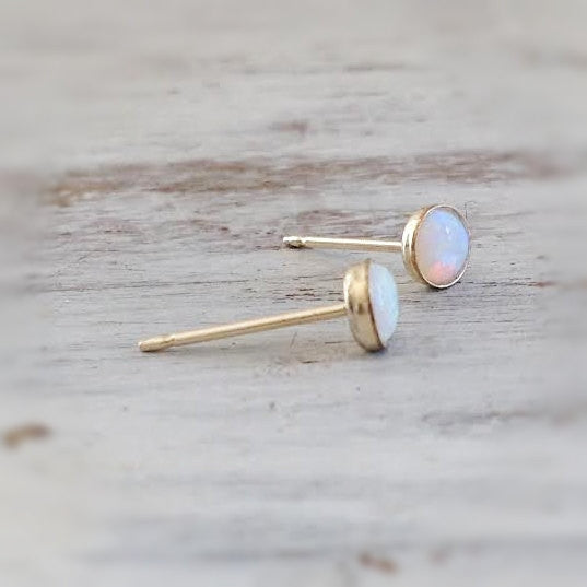 Opal Stud Earrings