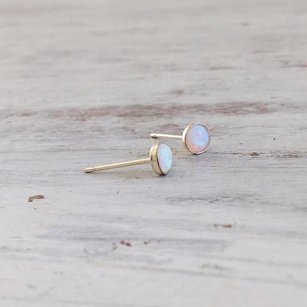 Opal Stud Earrings