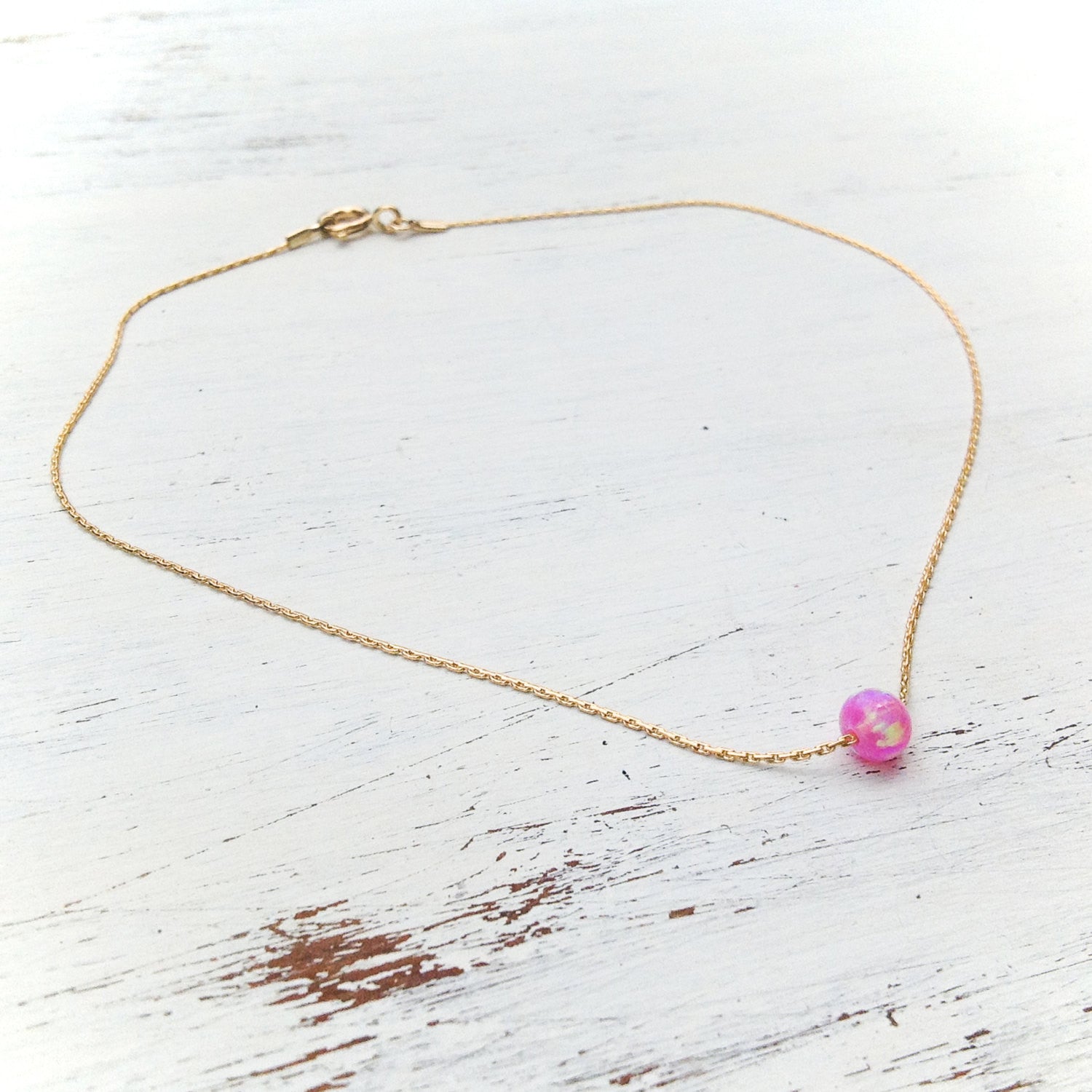 Pink Opal bead