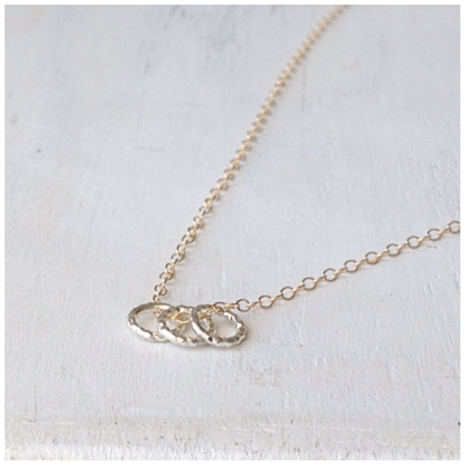 Gold Circle Necklace