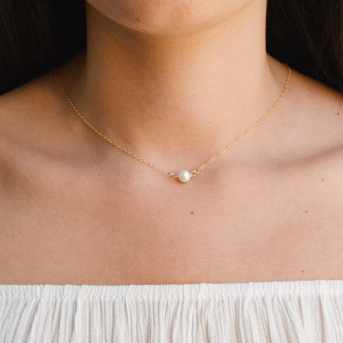 single pearl necklace