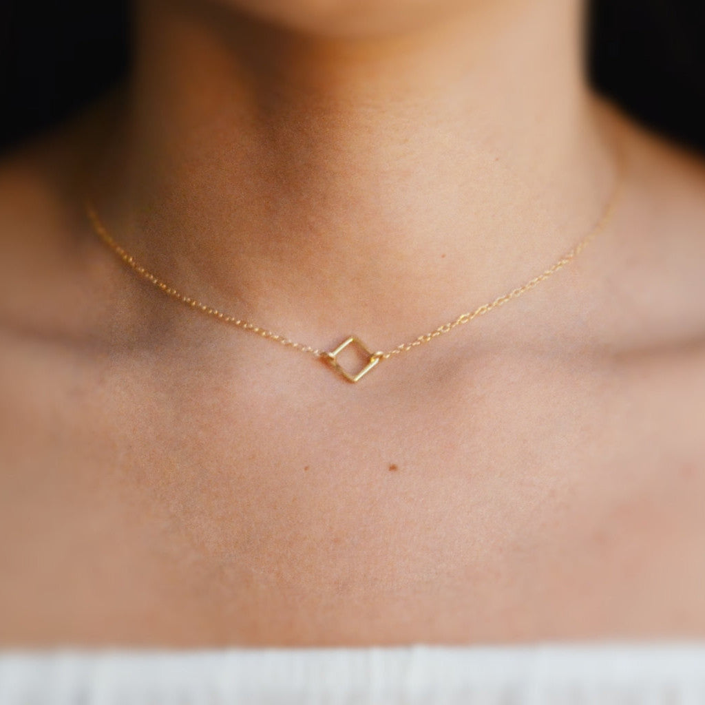 Square necklace