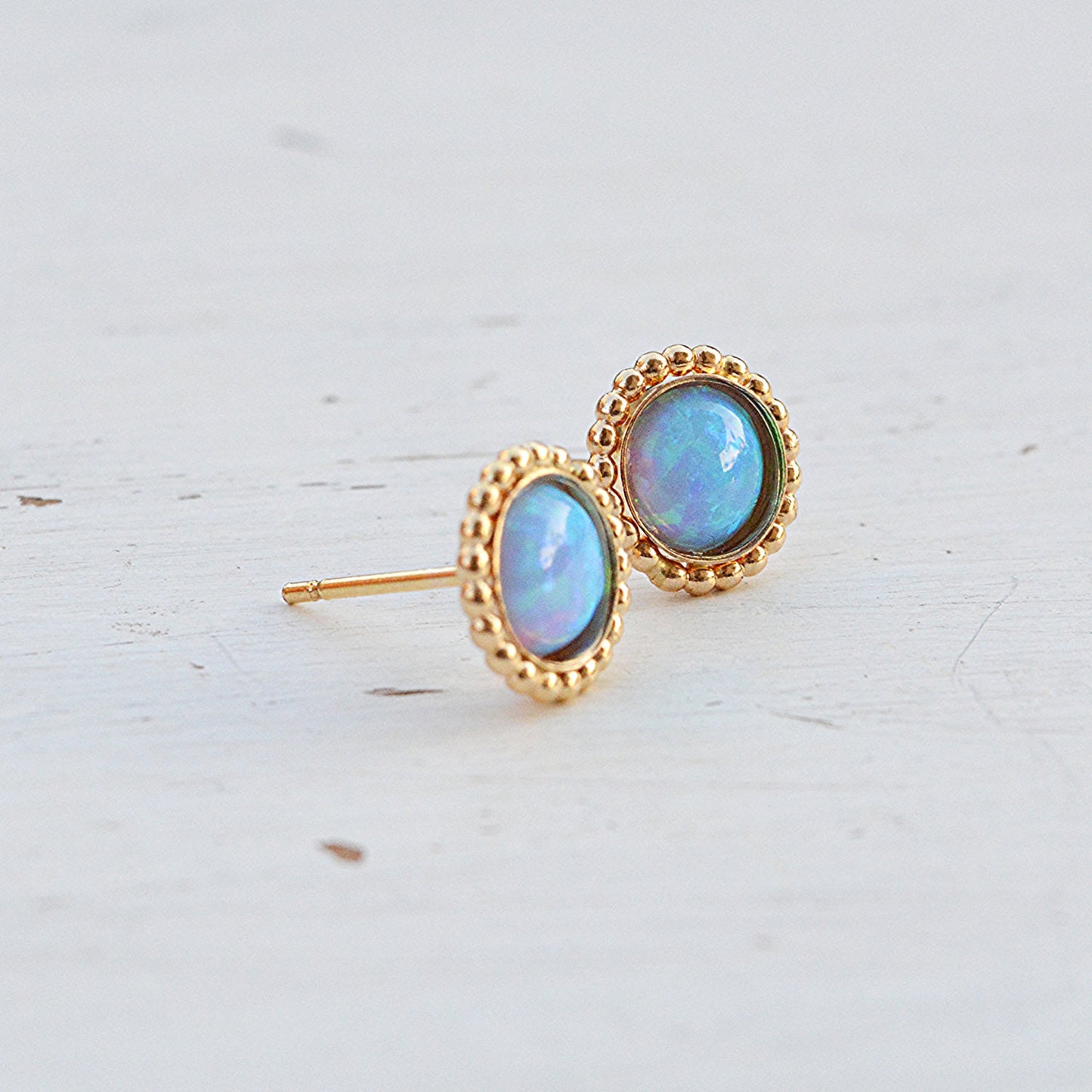 opal earrings