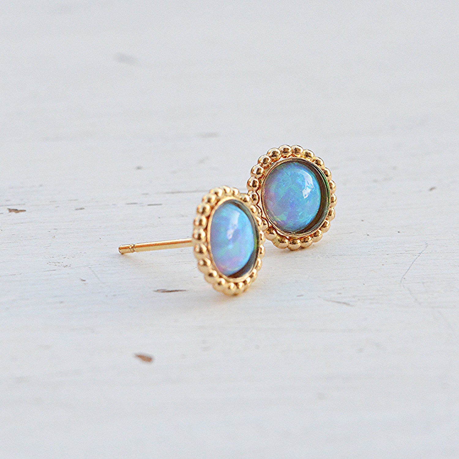 opal earrings