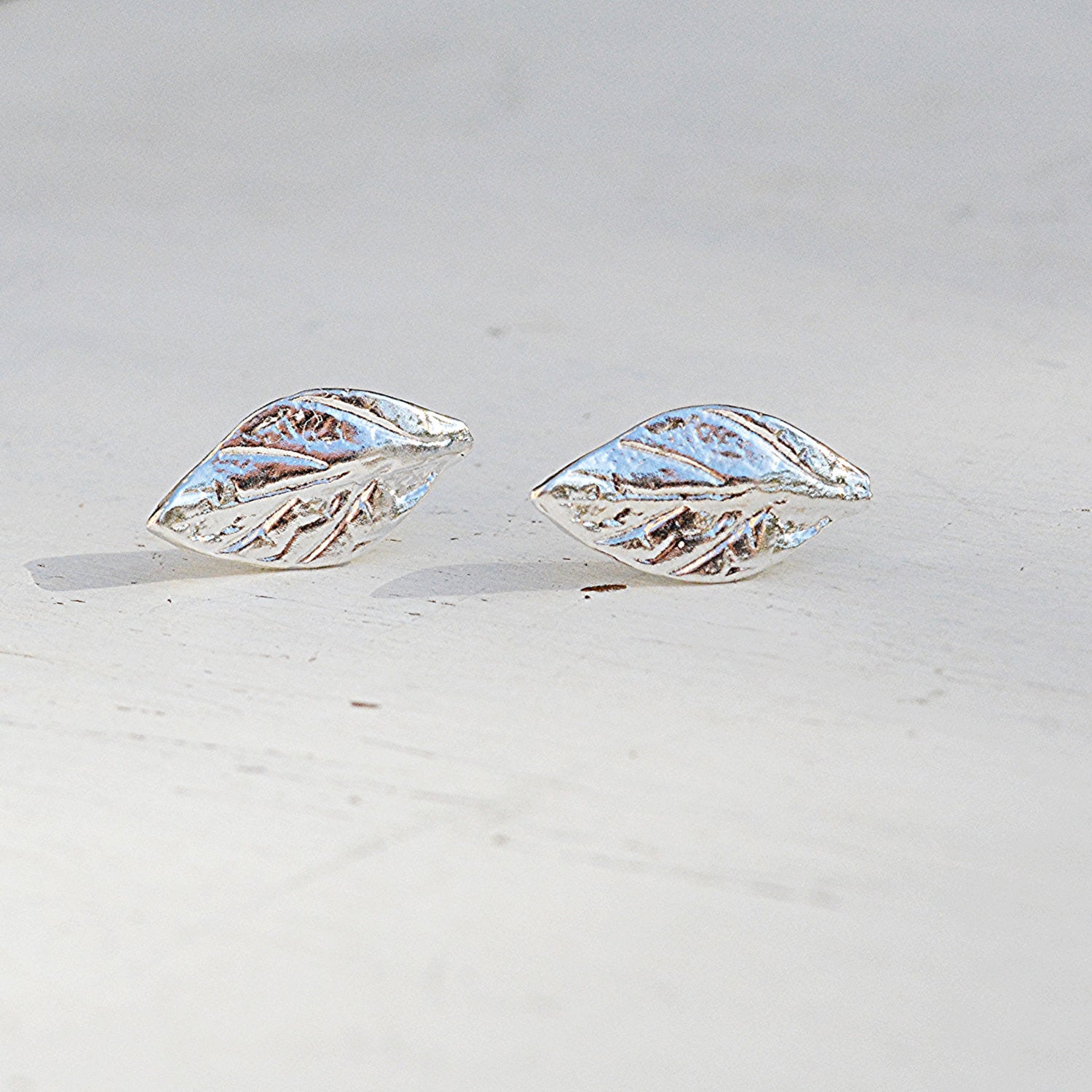 silver earrings