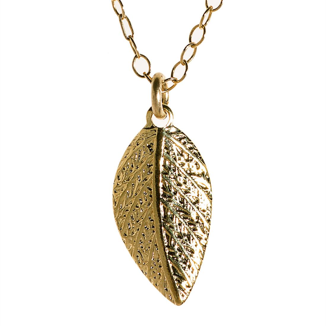 Leaf charm necklace, Leaf Necklace, Gold leaf Necklace Avnis