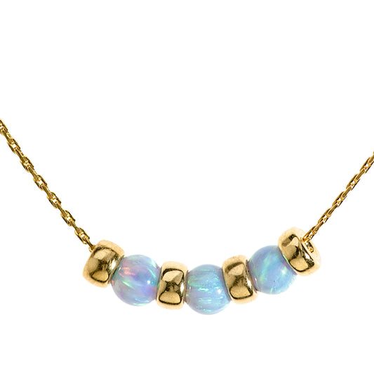 opal bead necklace