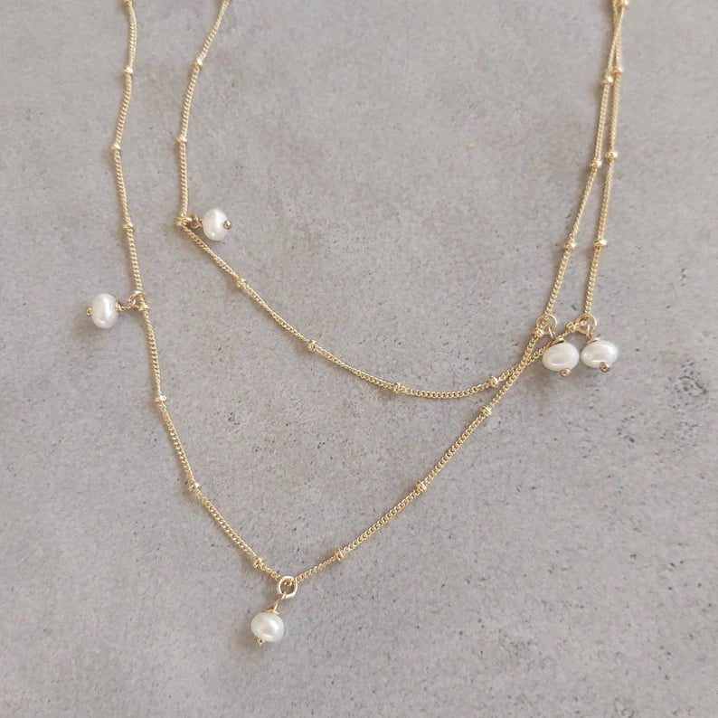 Delicate Pearl Anklet